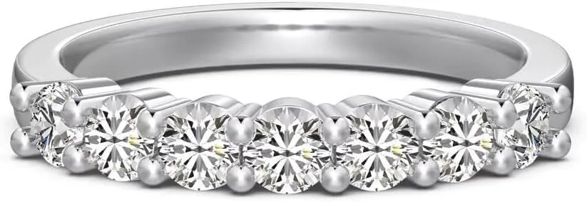 10K 14K 18K Gold Custom Couples Wedding Band for Him and Her 2PCS/3PCS Moissanite Wedding Promise Band Ring Set for Couples Size 3-16