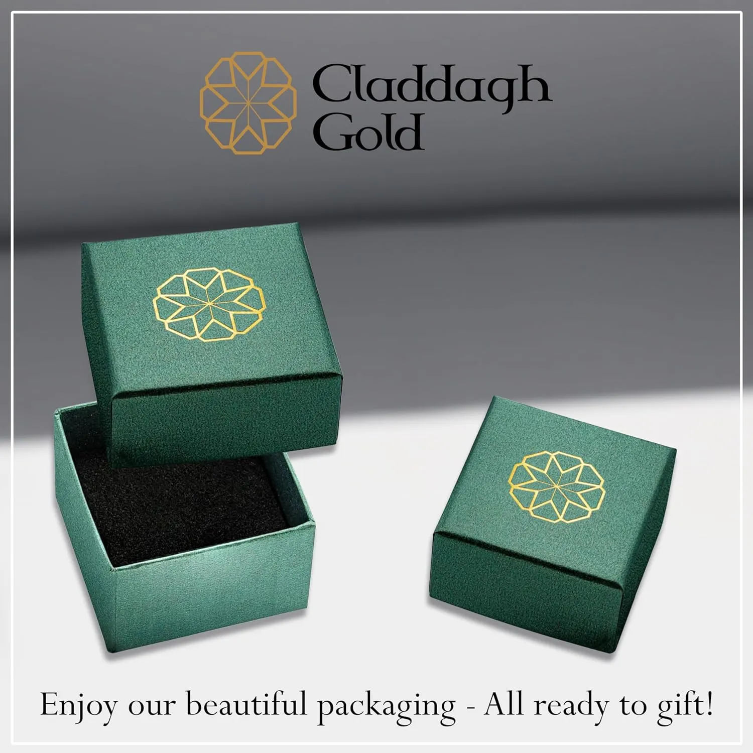 10K and 14K Gold Men's Symbolic Claddagh Ring Available in Yellow, Rose and White Gold with Multiple RingSize
