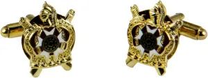 4031782 Order of DeMolay Shield Cufflinks Shrine Cuff Links Shriner