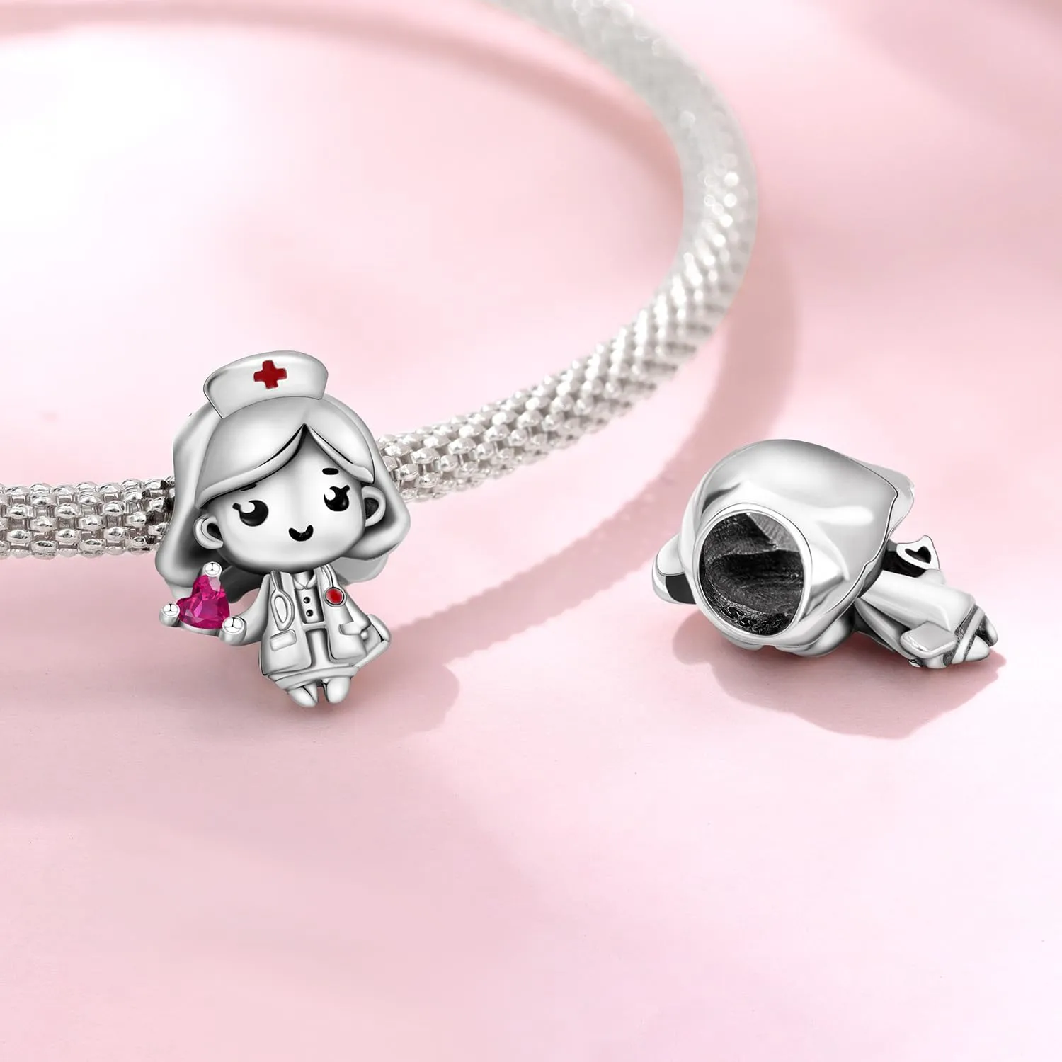 925 Sterling Silver Charms for Bracelets - Pendant Bead Charms Jewelry Present for Women Family Friends