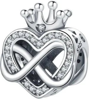 925 Sterling Silver Charms for Bracelets - Pendant Bead Charms Jewelry Present for Women Family Friends