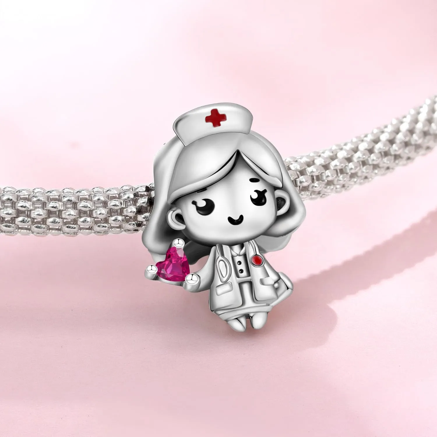 925 Sterling Silver Charms for Bracelets - Pendant Bead Charms Jewelry Present for Women Family Friends