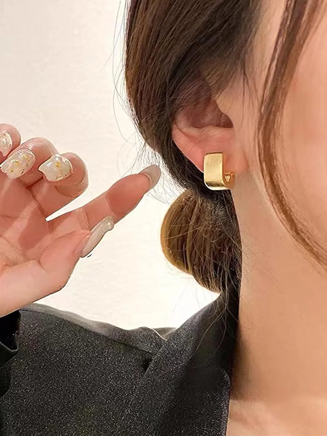 ABZEKH Earrings for Women- Minimalist Stud Earrings Birthday Valentine's Day