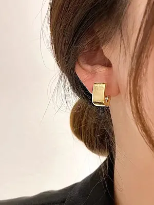 ABZEKH Earrings for Women- Minimalist Stud Earrings Birthday Valentine's Day