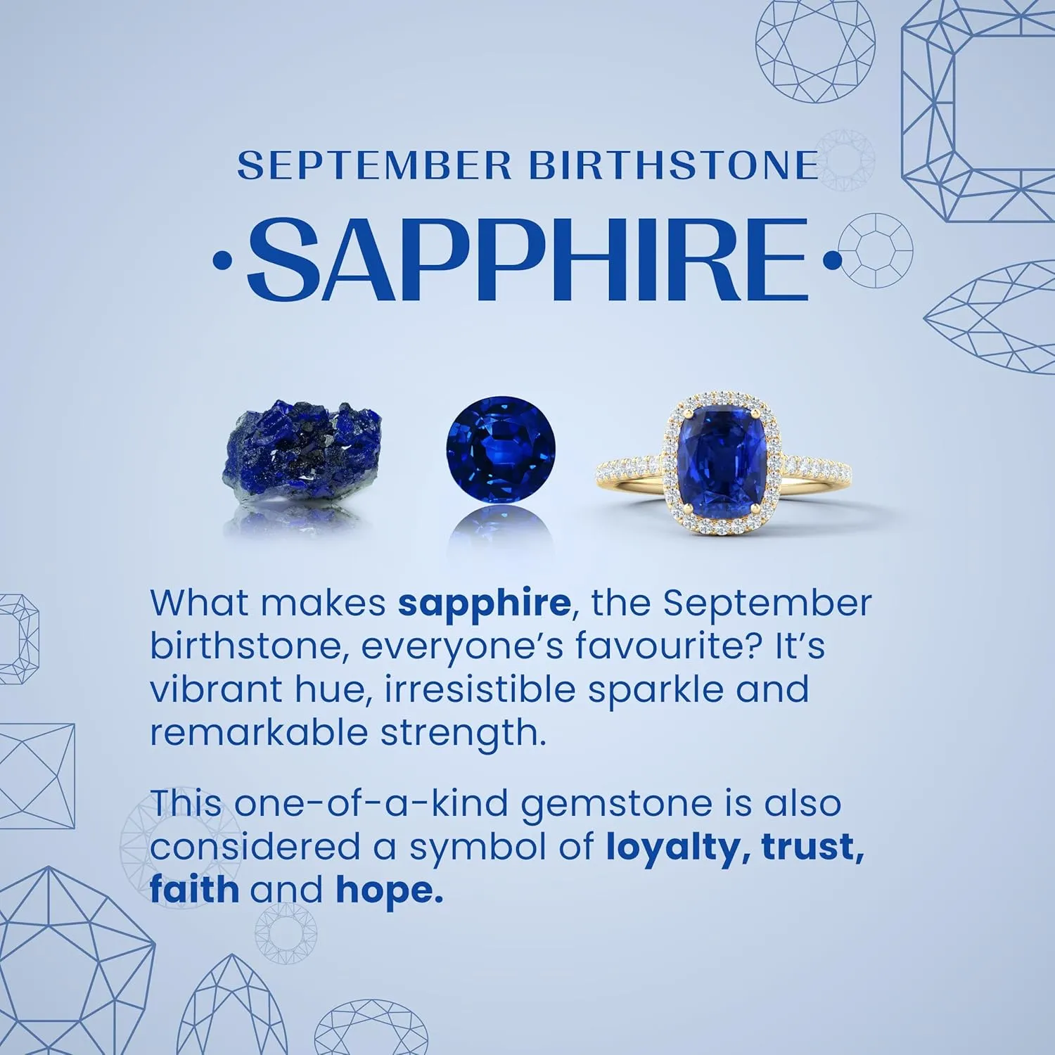 Angara Lab Grown Vintage Inspired Oval Blue Sapphire Ornate Halo Engagement Ring in 14K Solid Gold/Platinum | September Birthstone, Birthday, Anniversary, Wedding Jewelry Gift for Women