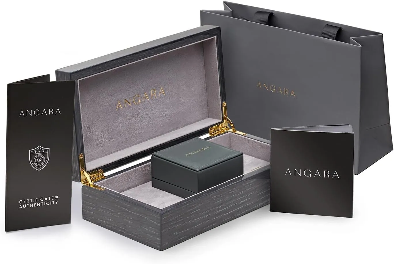 Angara Ornate Round Lab Grown Diamond Halo Engagement Ring in 14K Solid Gold/Platinum | Birthday, Anniversary, Wedding Jewelry Gift for Women