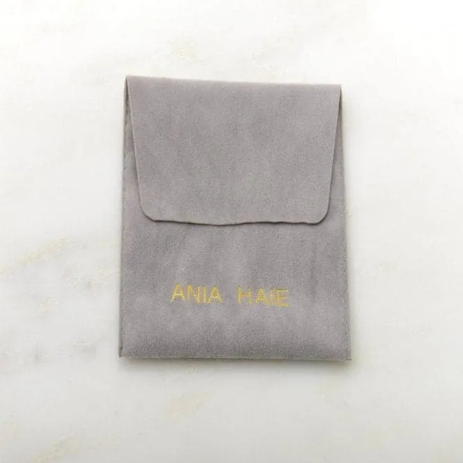 Ania Haie Gold Pavé Arrow Hoop Earrings E051-05G