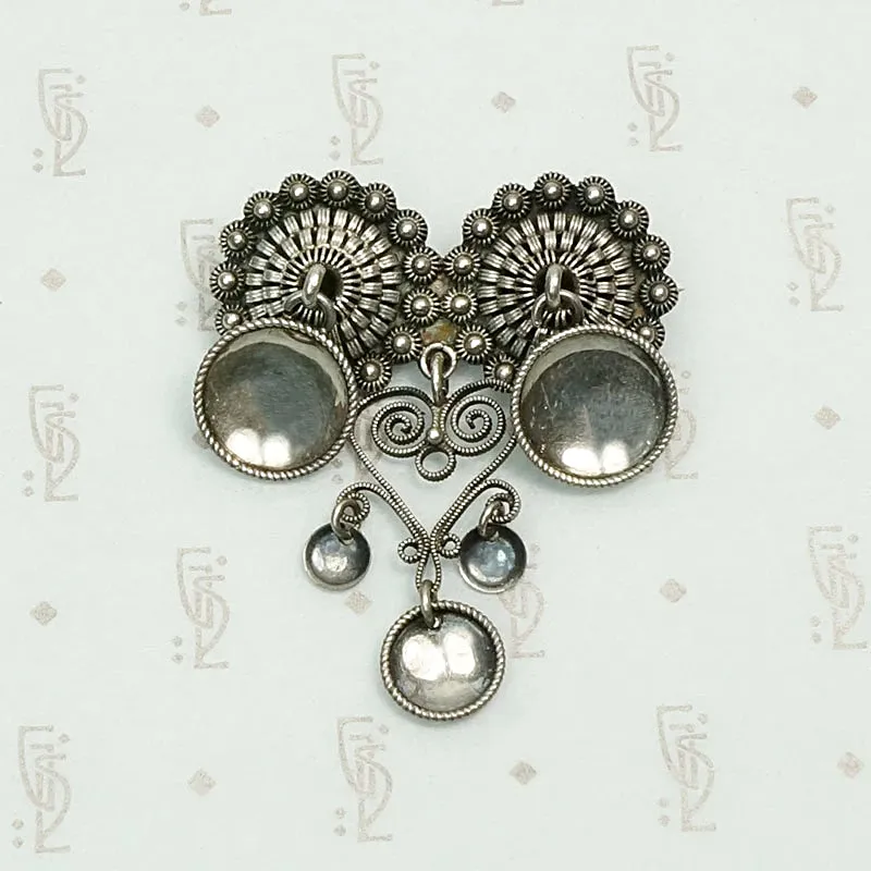 Antique Silver Sølje Brooch