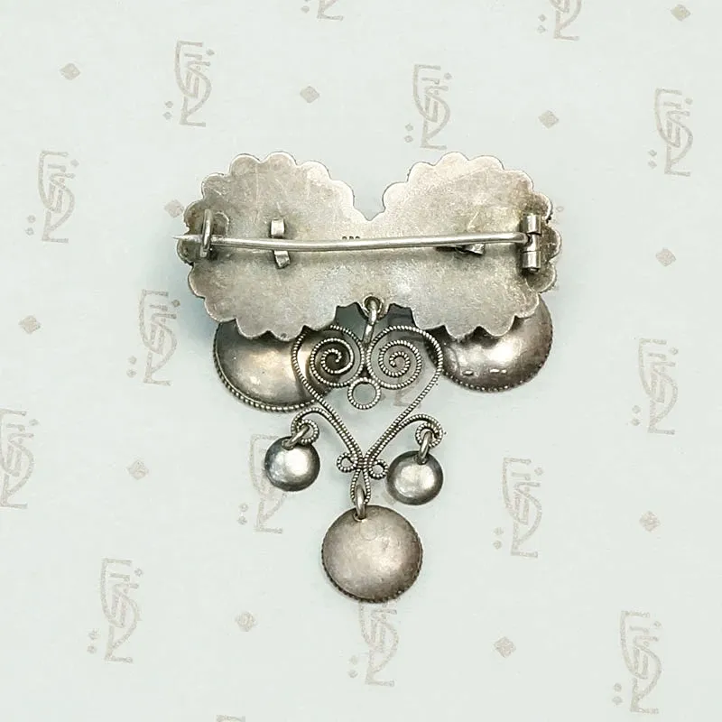 Antique Silver Sølje Brooch