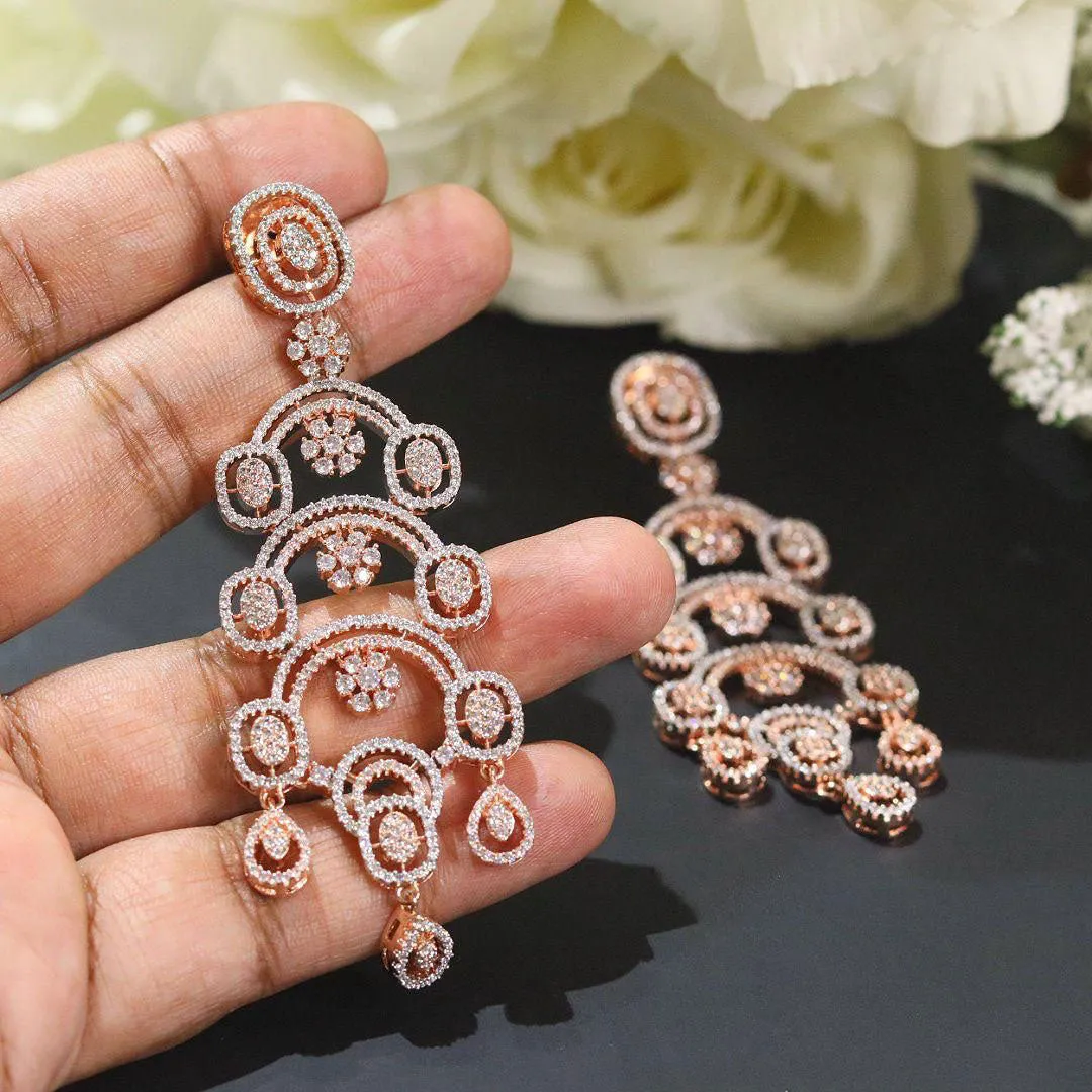 Bollywood Premium traditional Indian  chandelier Earrings Handcrafted Ethnic kundan Jewelry