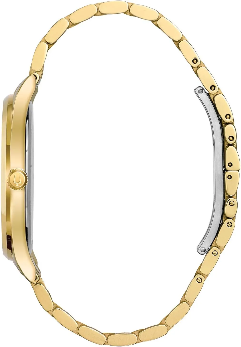 Bulova Men's Classic Stainless Steel Watch with Diamonds and Day Date