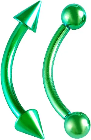 Cartilage Earring Eyebrow Piercing Spike Lip Rings Balls 16g Curved Barbell Surgical Steel Conch Rook Labret
