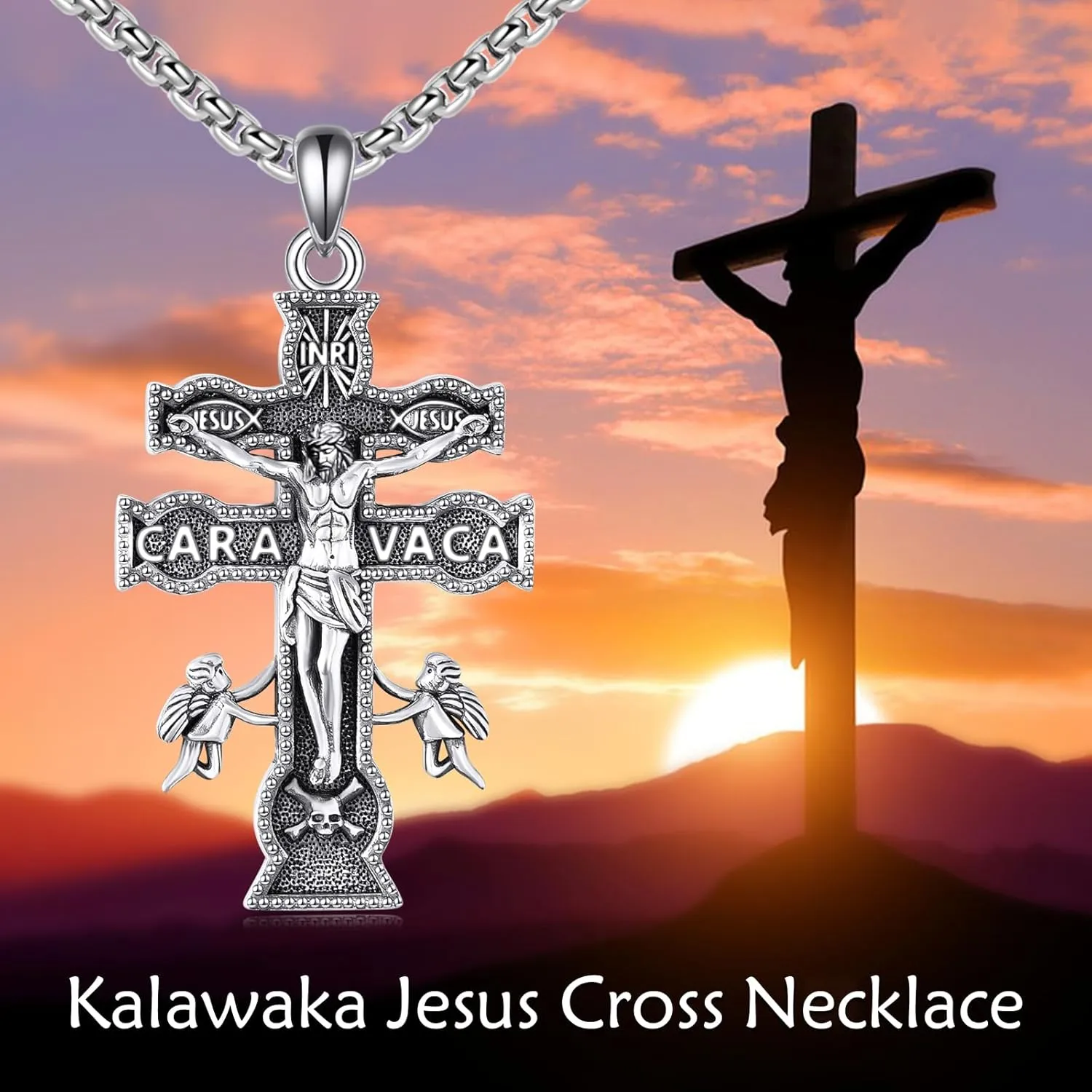 Celtic Cross Necklace Sterling Silver Vintage Cross Pendant Christain Irish Jewelry Gift for Women Men