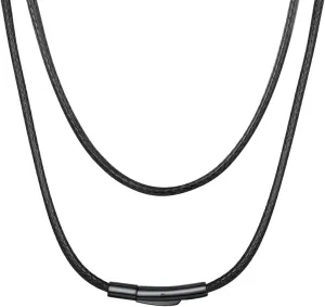 ChainsHouse Waterproof Braided Leather Cord Chain Necklace, Men Women DIY Woven Wax Rope Chain for Pendant, Customize Available, 2/3mm Width, 16" 18" 20" 22" 24" 26" 28" 30" Length(with Gift Box)