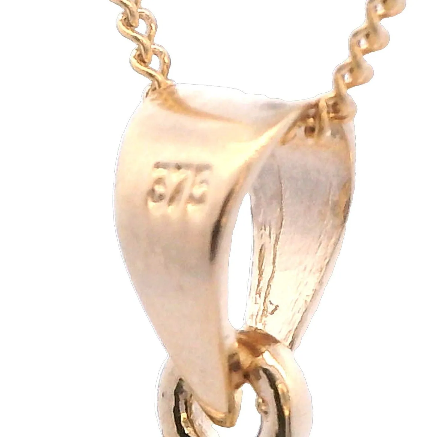 Cherished Memories Await - Exquisite 9ct Yellow Gold Puff Heart Pendant