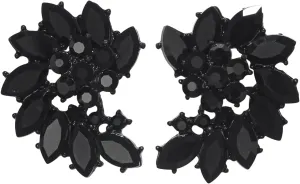 COIRIS Crystal Rhinestone Cluster Stud Earrings Bling Drop Dangle Earrings Bridal Wedding Earrings for Women