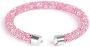 COLORFUL BLING Adjustable Glitter Rhinestone Bangle Sparkly Crystal Wedding Bridal Statement Bracelet Jewelry for Women