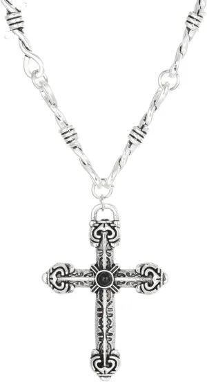 CSIYANJRY99 Punk Goth Neckalce Vintage Cross Butterfly Heart Pendant Neckalce Grunge Biker Rock Thorns Chain Neckalce Jewelry for Women Men
