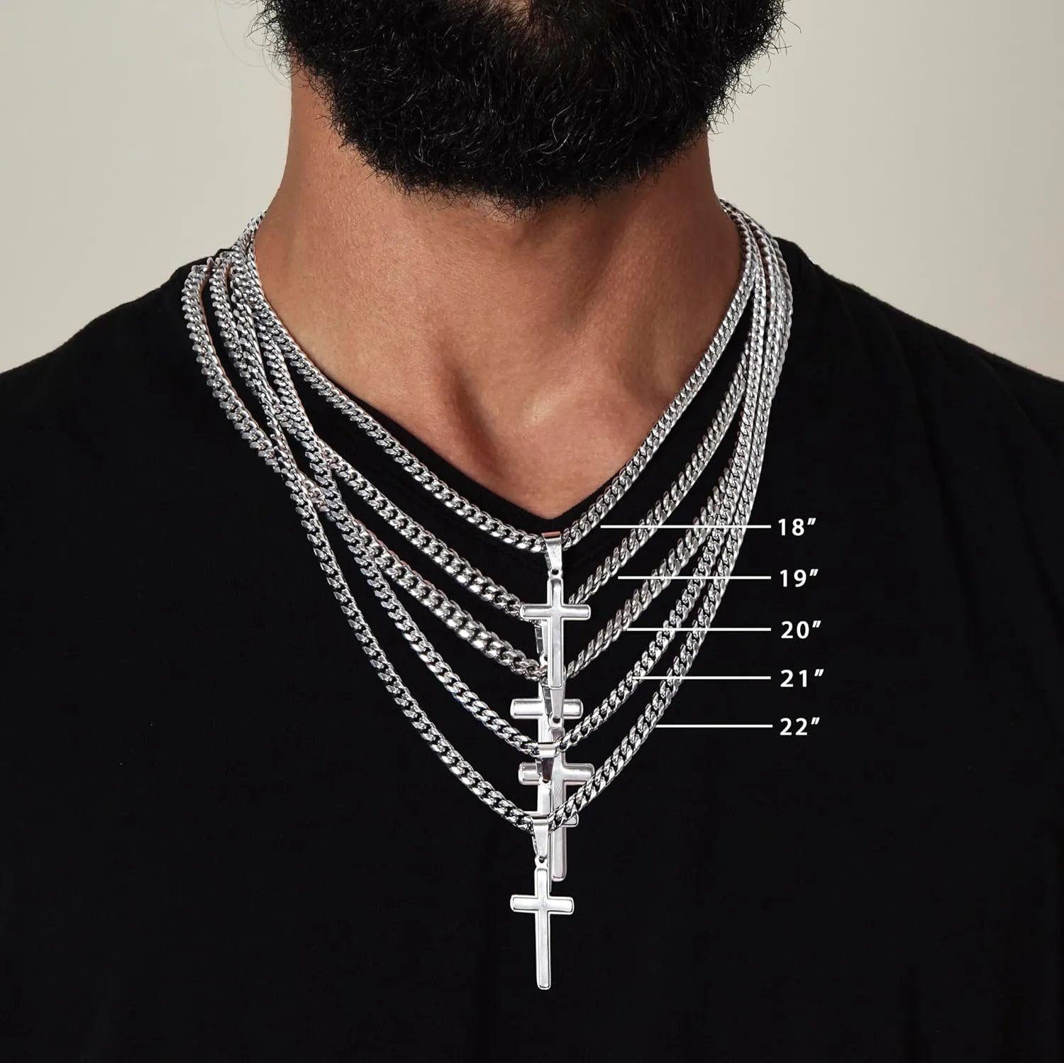 Cuban Chain Necklace - Christmas, Fathers Day, Birthday Gifts for Him