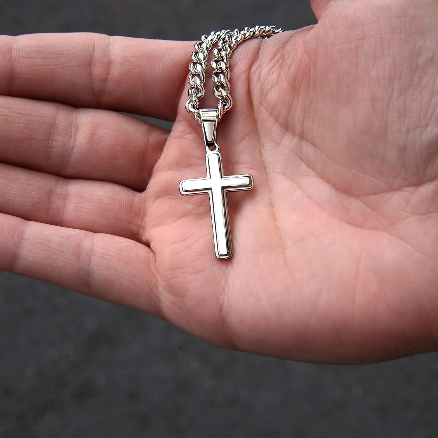 Cuban Chain Necklace - Christmas, Fathers Day, Birthday Gifts for Him