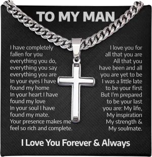 Cuban Chain Necklace - Christmas, Fathers Day, Birthday Gifts for Him