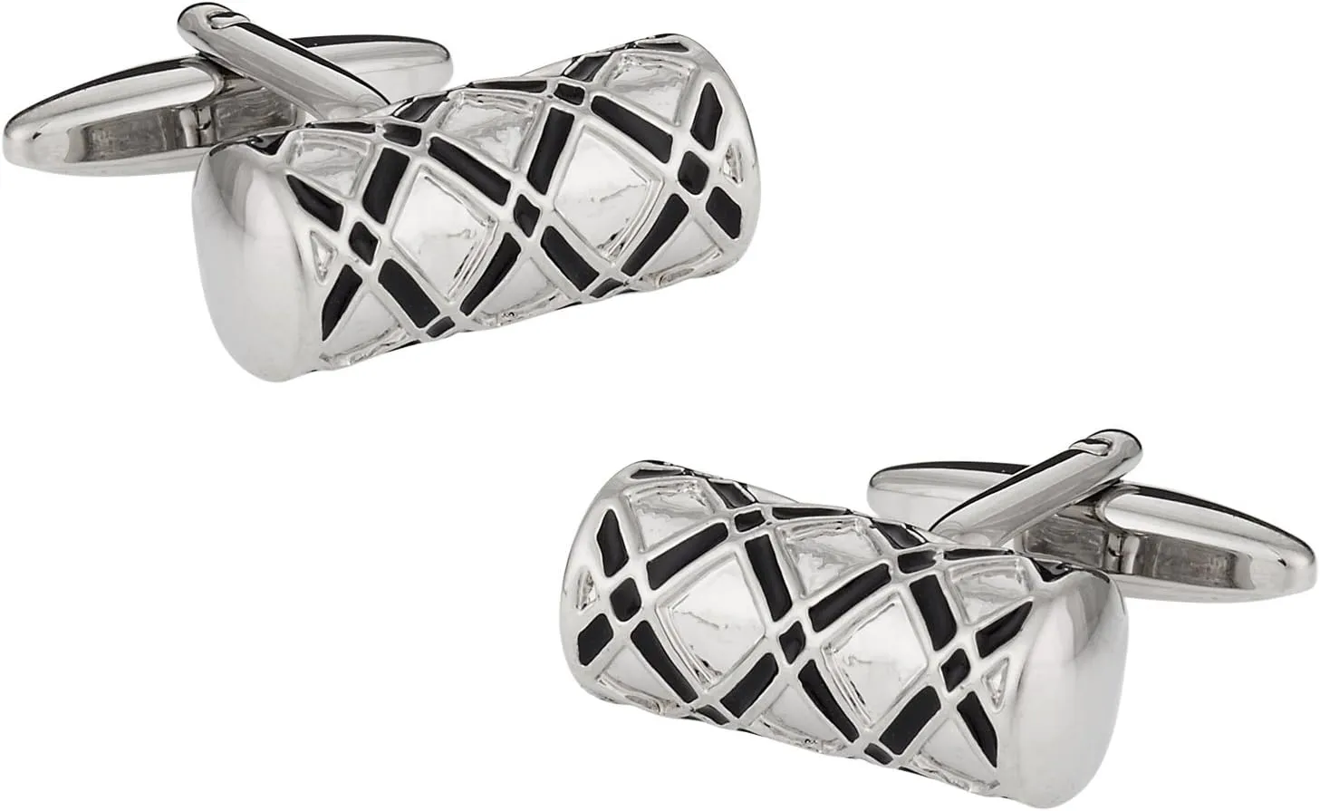 Cuff-Daddy Ornate Silver Cufflinks with Presentation Box