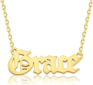 Custom Name Necklace for Women, Personalized 925 Sterling Silver Necklace in Rose, Gold, or Silver with 8 Font Choices - Unique Gift Jewelry (CUSTOM)