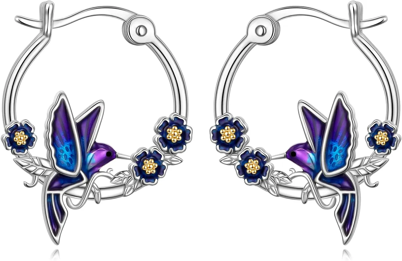 Cute Animal Earrings Capybara/Dragon/Butterfly/Panda/Cat Hoop/Stud/Dangle Drop Earrings for Women 925 Sterling Silver Animal Huggie Hoop Earrings Cute Capybara Jewelry Gifts