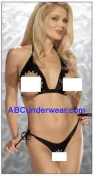 Cutout Tie Side G-String Set