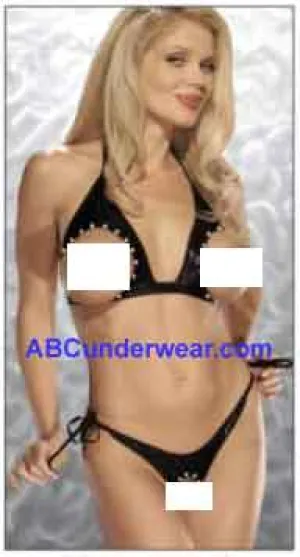 Cutout Tie Side G-String Set