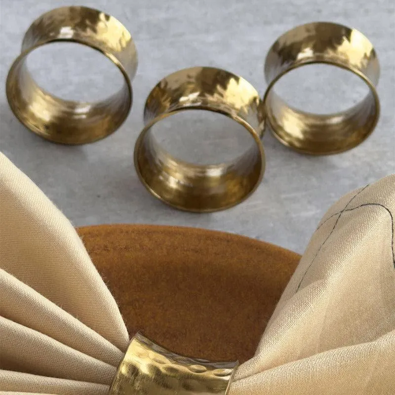 Cylindrical Napkin Ring - Set Of Four