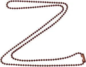 DragonWeave 1.8mm Fine Antique Copper Ball Chain Necklace with Extra Durable Color Protect Finish
