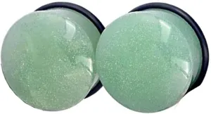 Ear Plugs Jewelry for Women, Stone Tunnels for Ears Women Amethyst Stone Pierced Earrings for Women 2pcs