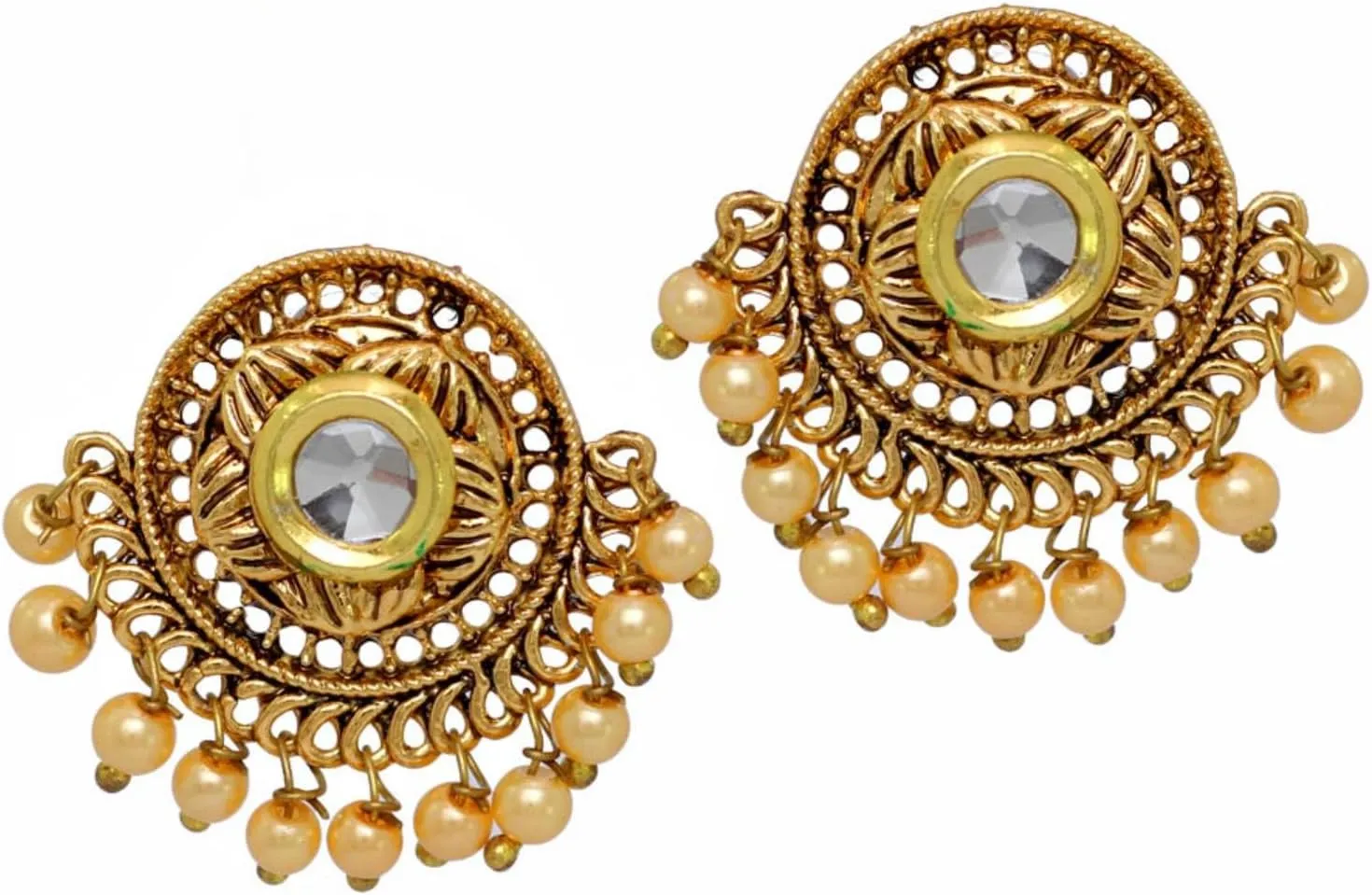 Exclusive Imitation High Finish Gold Plated Earrings / AZIEGT402-AGL