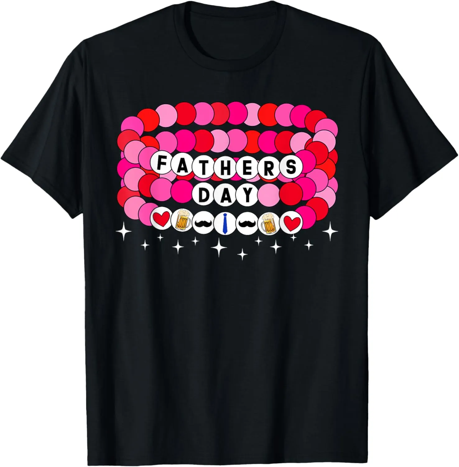 Father's Day 2025 Friendship Bracelet Shirt For Dad Grandpa T-Shirt