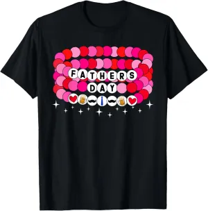 Father's Day 2025 Friendship Bracelet Shirt For Dad Grandpa T-Shirt