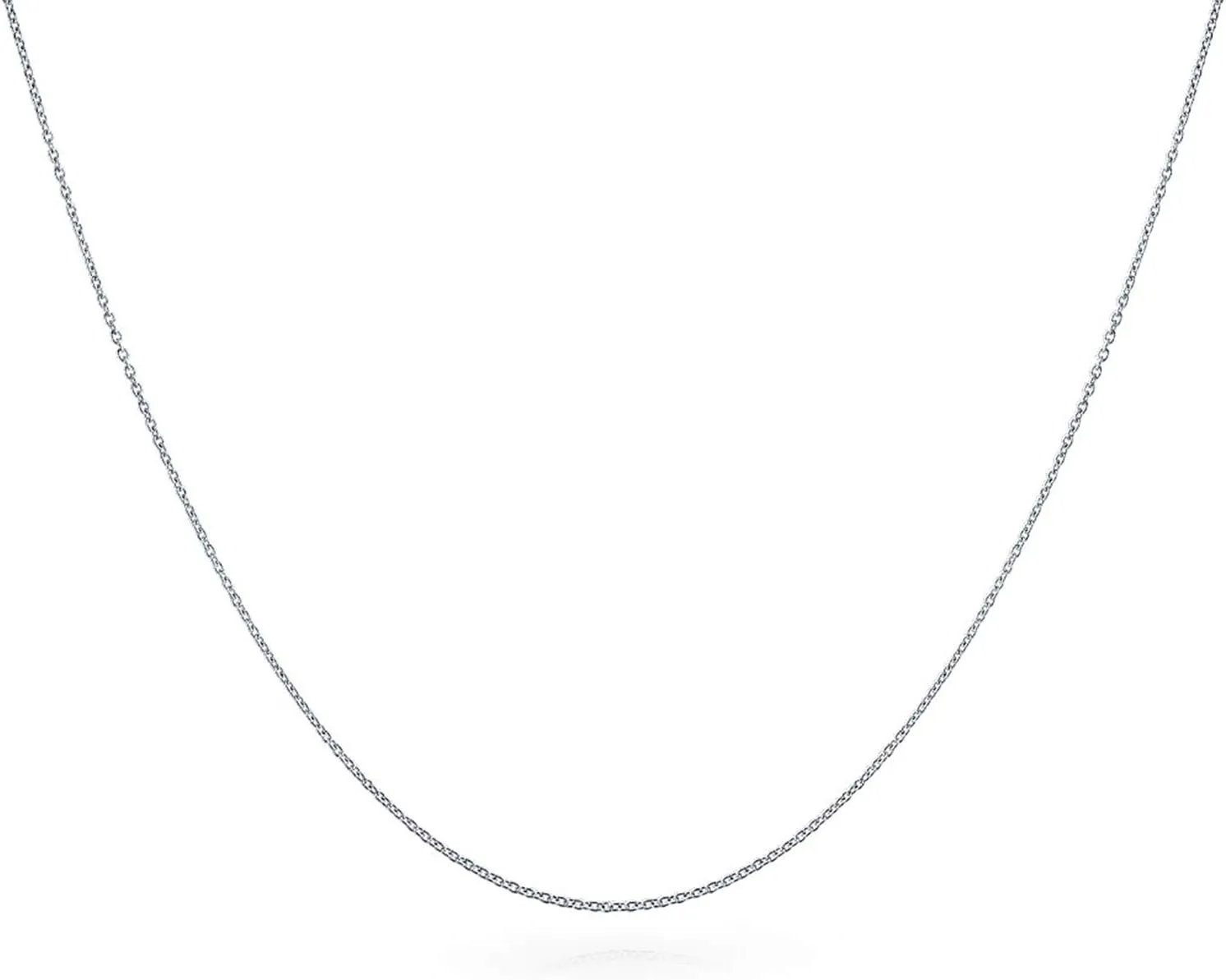 Fine Thin 14K Yellow Gold Rose Gold Plated .925 Sterling Silver Diamond-Cut Cuban Cable Link Simple Chain Necklace for Women Teens -Nickel-Free 16-18 Inch Length
