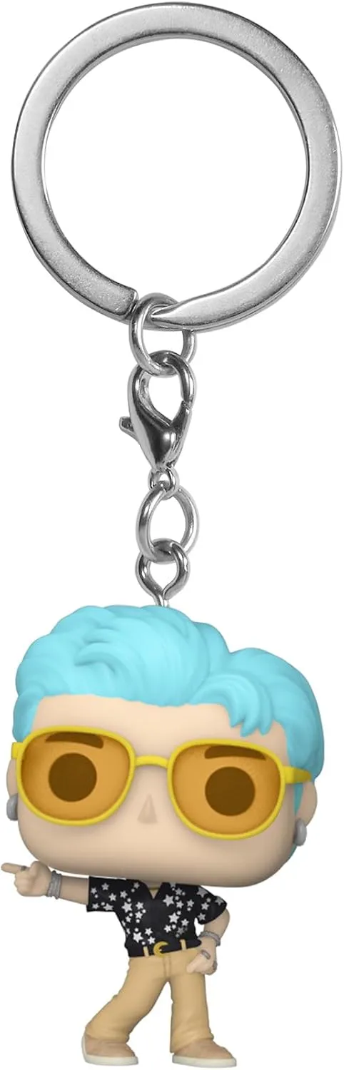 Funko Pop Keychain: BTS - Dynamite - RM, Standard Novelty Keyring - Collectable Mini Figure - Stocking Filler - Gift Idea - Official Merchandise - Music Fans - Backpack Decor