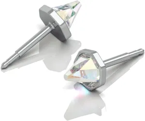 Gold Plated Hypoallergenic Stud Earrings for Women Surgical Stainless Steel Women's Fashion Accessories Jewelry Gift
