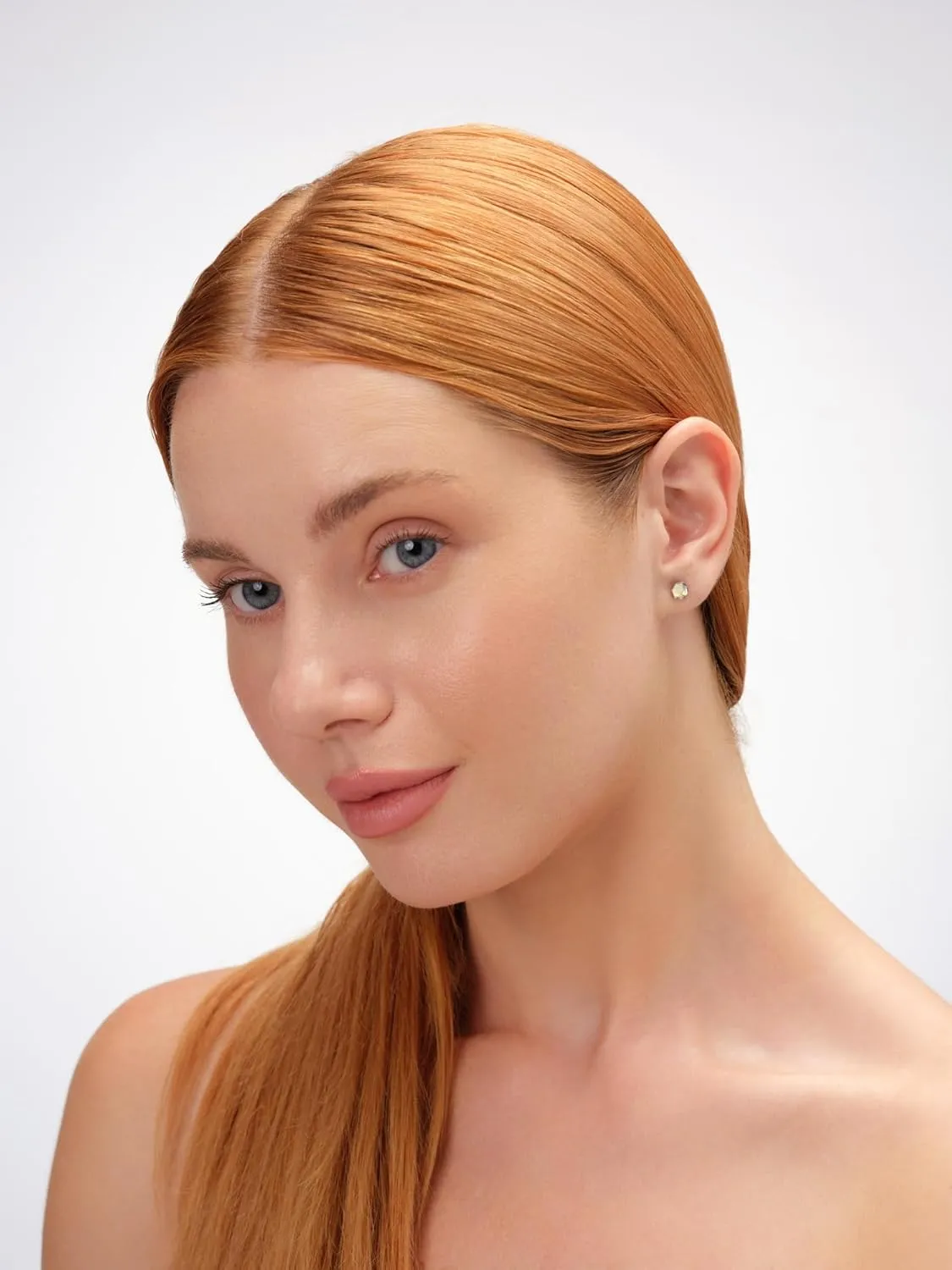 Gold Plated Hypoallergenic Stud Earrings for Women Surgical Stainless Steel Women's Fashion Accessories Jewelry Gift