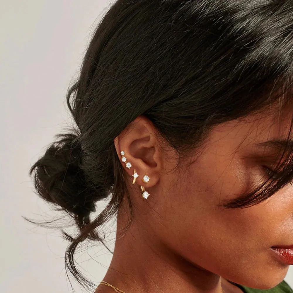 Gold Silver Hoop Earrings for Women Hypoallergenic Trendy Stud Earrings Small Dangle Huggie Hoop Earrings for Women Jewelry Gifts