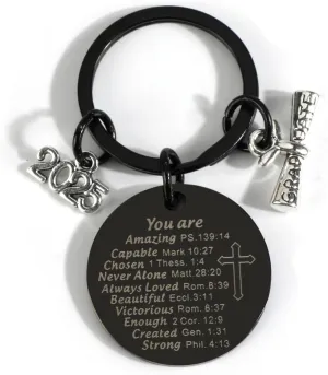 Graduation Keychain,2025 Graduation Gifts for Him Her Women Men,2025 Keychain for Graduates