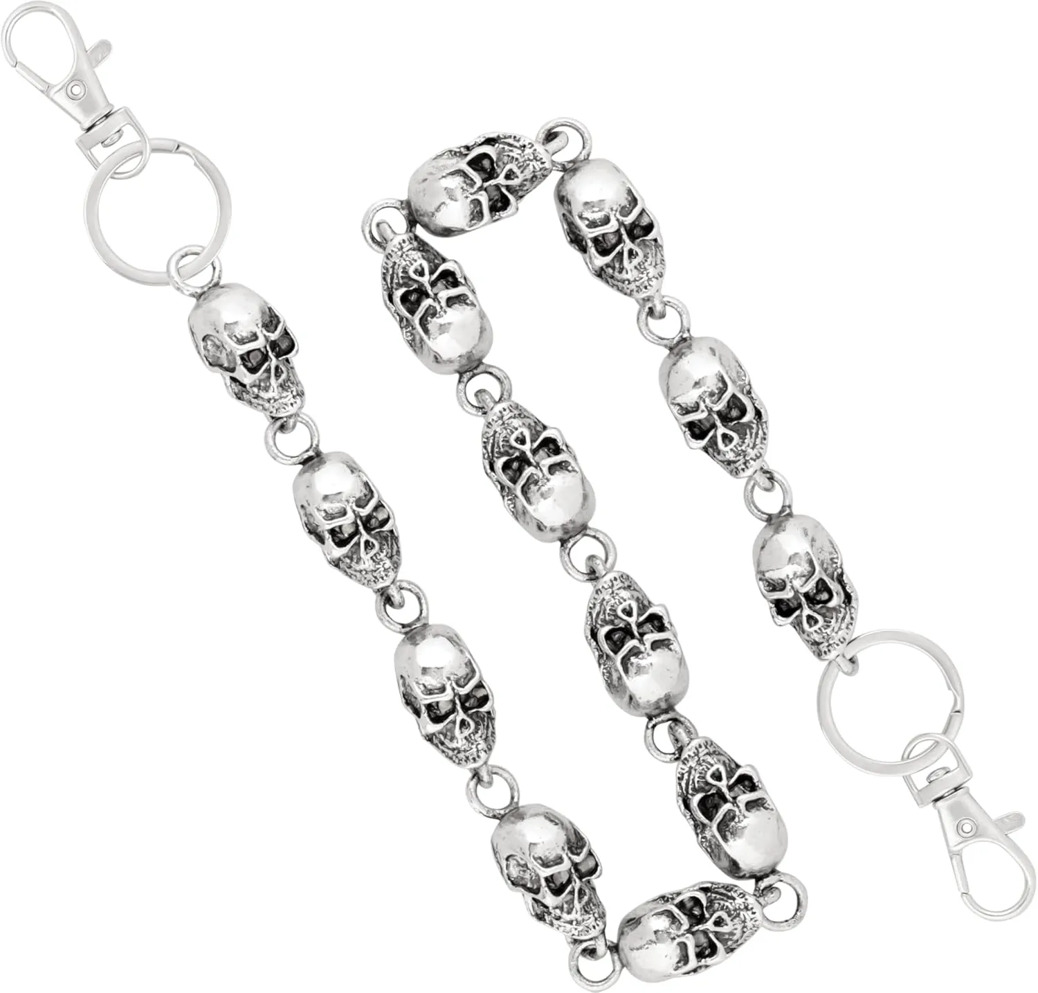 HAQUIL Metal Heavy Skull Link Jeans Chain Wallet Chain Punk Heavy Skull Strong Key Jeans Pant Chain