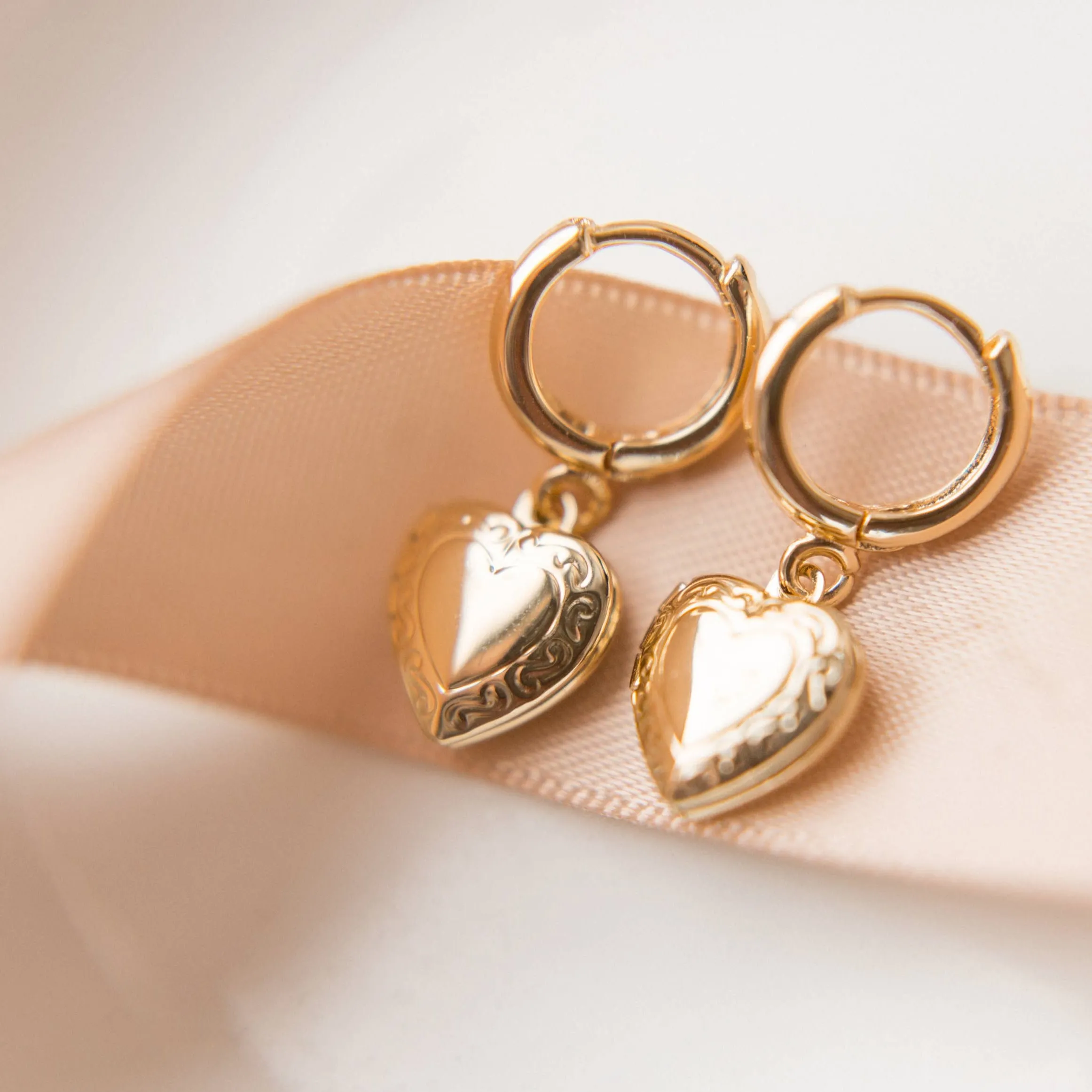 Heart Locket Earrings
