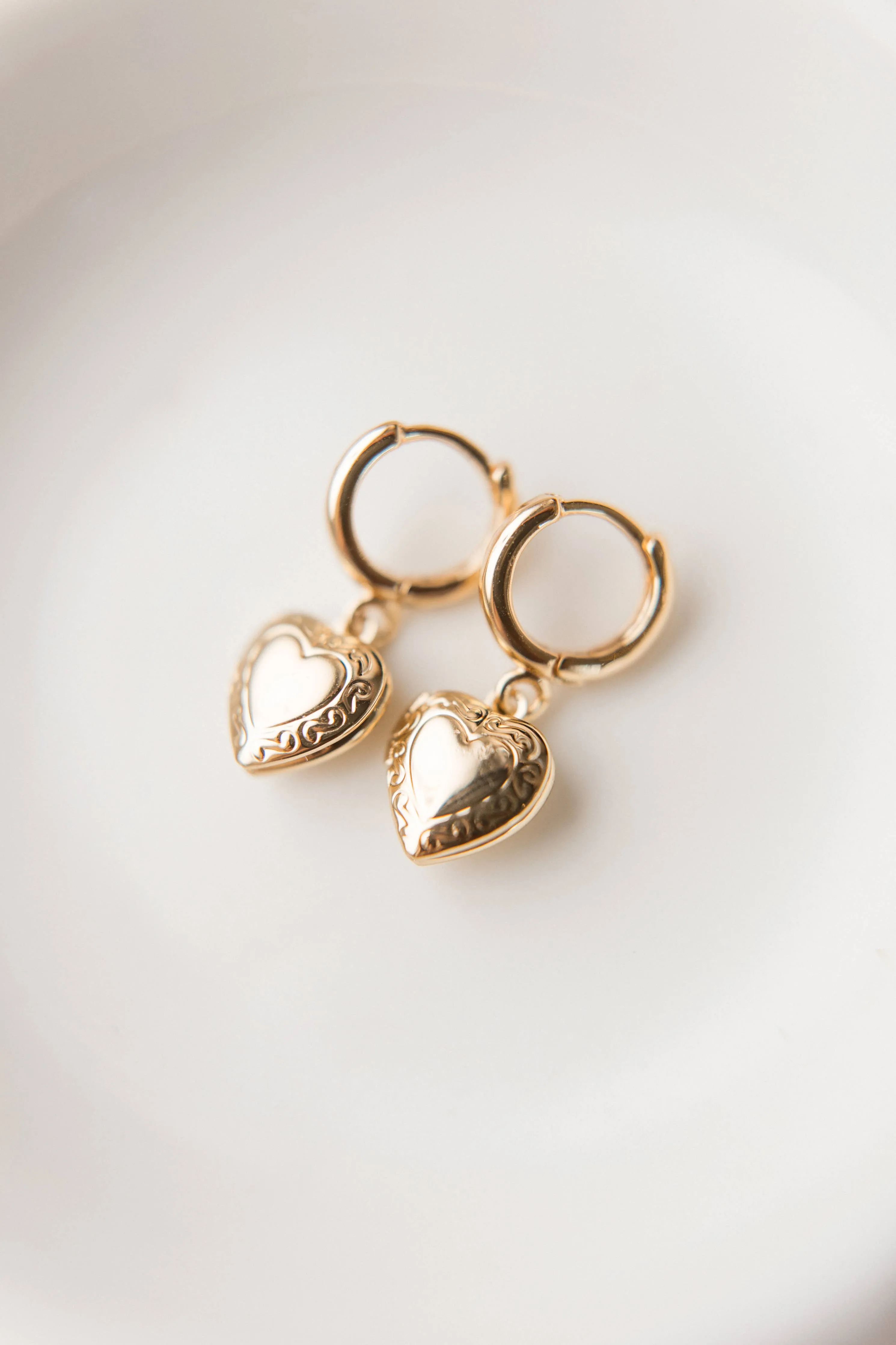Heart Locket Earrings