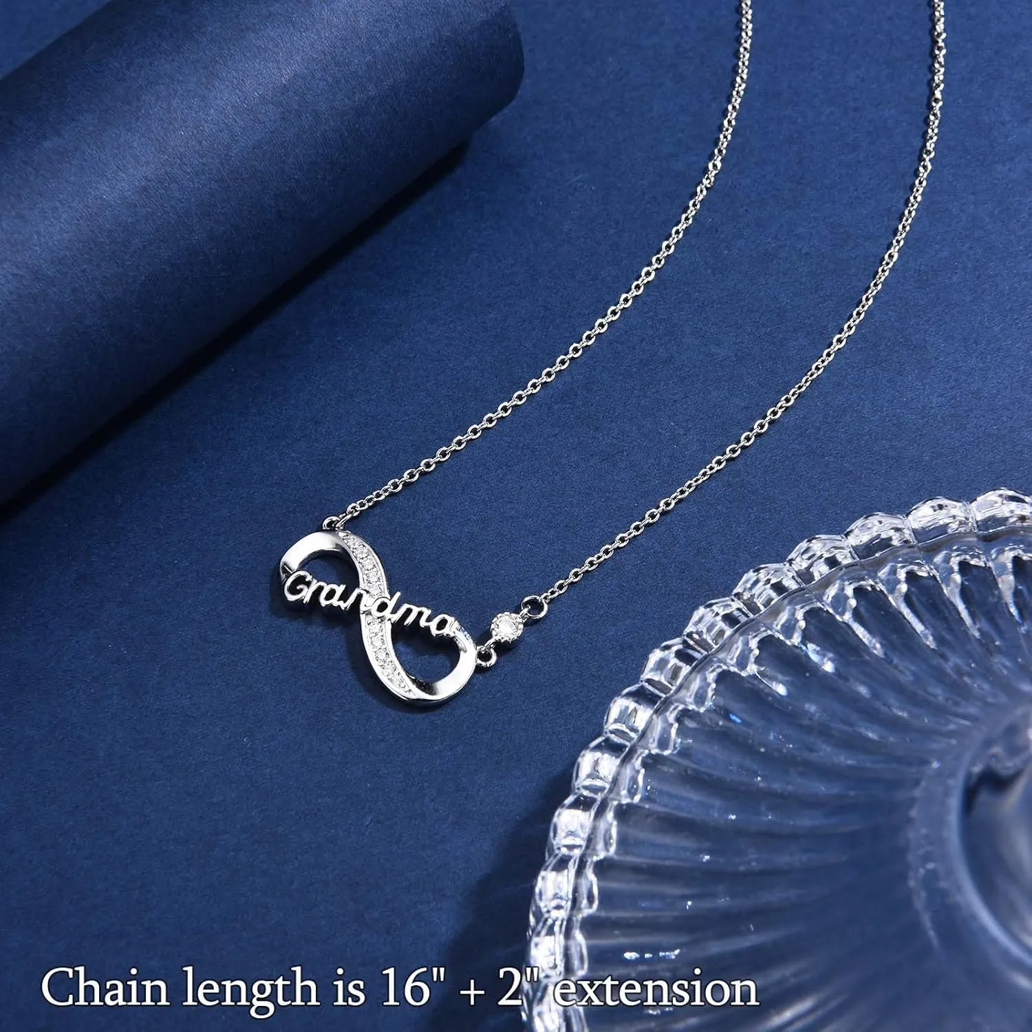 Infinity Mom Grandma Nana Sister Aunt Daughter Auntie Granddaughter Niece Necklace Gifts, Christmas Birthday Valentines Day Mothers Day Easter Graduation Back to School Gifts Stocking Stuffers Presents for Women Girls Her