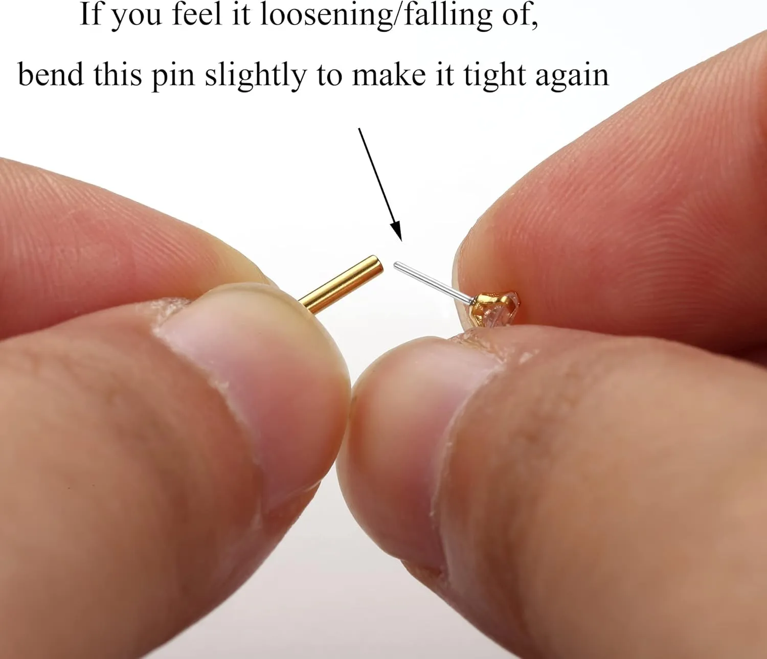 IRONBOX 16G 18G Threadless Push in Nose Rings Studs Surgical Steel Pushin Nose Stud Bone Nose Rings Piercings Nostril Piercing Jewelry for Women Men