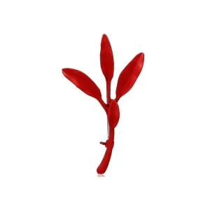 Jewelry Vintage Red Green Plant Leaf Branch Brooches Pins Imitation Pl Enamel Lapel Wedding Accessories 1