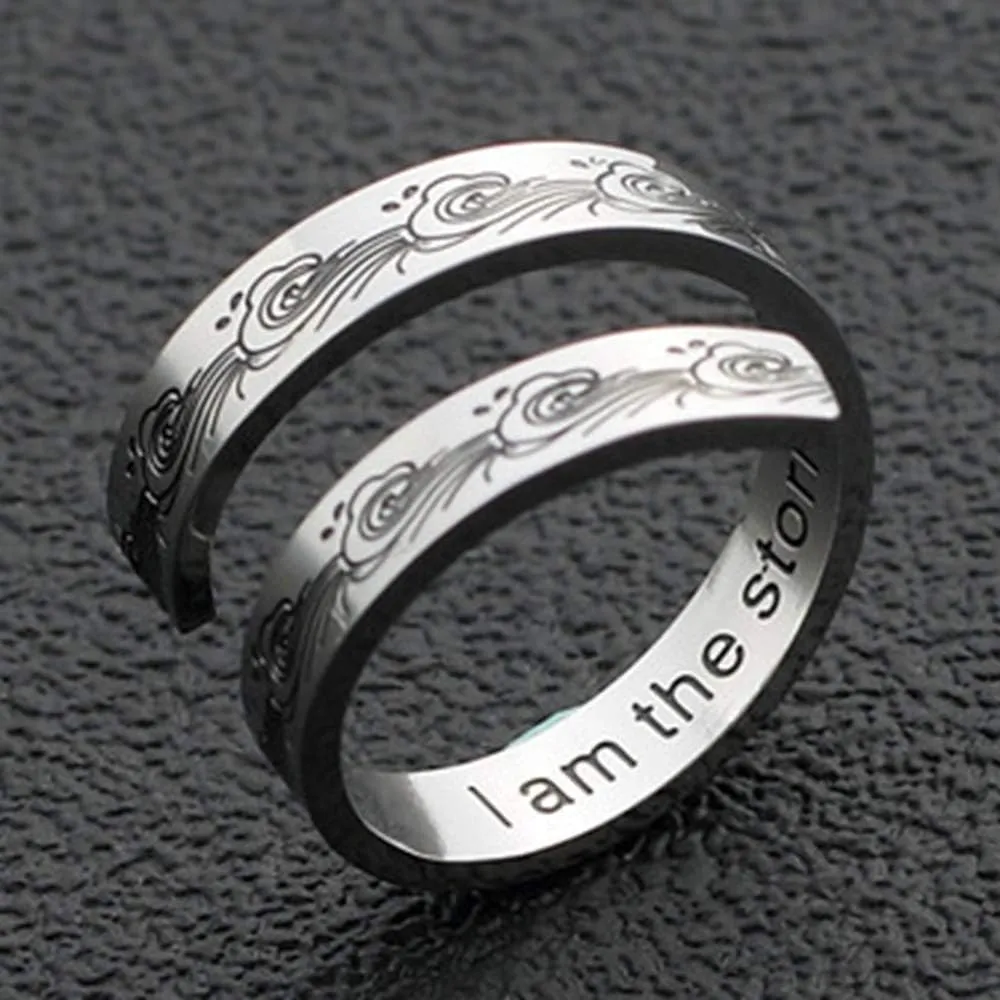 Jude Jewelers Stainless Steel Inspirational Mantra Graduation Encouragement Wedding Statement Ring