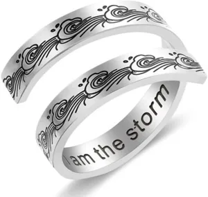 Jude Jewelers Stainless Steel Inspirational Mantra Graduation Encouragement Wedding Statement Ring